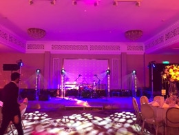 An Indian wedding celebration.