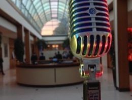 A Shure Super 55 microphone.