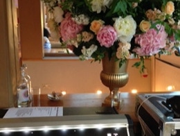 A DiGiCo S21 mixing desk aboard a Thames River cruiser.